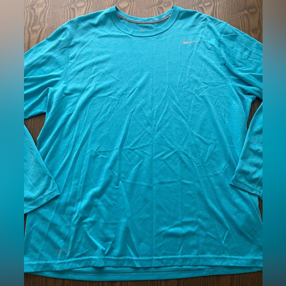 Nike Blue Long Sleeve Tee